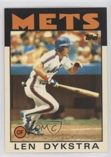 1986 Topps Collector's Edition (Tiffany) Lenny Dykstra #53 Rookie RC