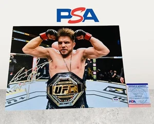 HENRY CEJUDO SIGNED 11x14 PHOTO UFC CHAMP PSA CERTIFIED TRIPLE C OLYMPIC GOLD #3 - Picture 1 of 1