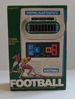 Fútbol Electrónico Mattel 1977 Original con Inserto de Caja e Instrucciones Bonito Foto 1 de 4