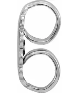 PAR 9,5 mm EXTRA Pesado PALADIO 14K Oro Blanco Pendientes Fricción Empuje Traseros Tuercas - Imagen 1 de 4