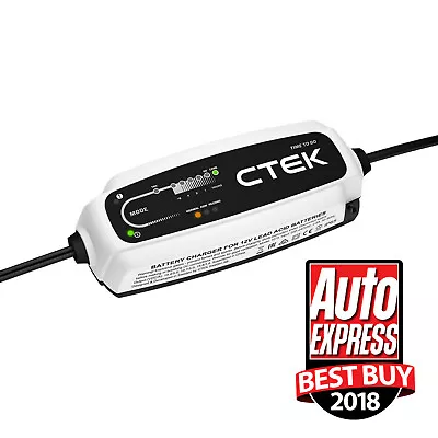 CTEK CT5 Time To Go Smart Trickle Battery Charger Auto Express Best Buy 40-162 • 121.32€