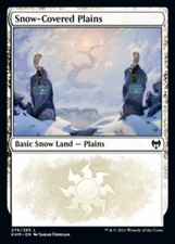 Snow-Covered Plains (276) x5 5x FOIL Kaldheim NM MTG