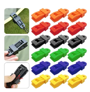 10 Adjustable Heavy Duty Lock Grip for Tarp Shade Cloth Reusable Clamp Tent Clip - Picture 1 of 12