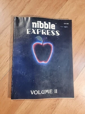 Vintage Apple II IIe IIc IIgs Nibble Express Volume II By Nibble Magazine 1982 - Image 1 of 4