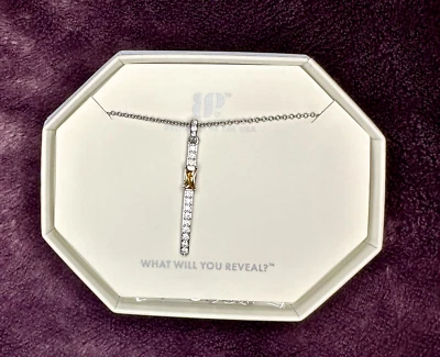 Bomb Party OG Necklace RBP5715 "Loved By Many" Dark Smokey Topaz on Rhodium - Image 1 of 3