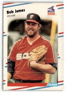 1988 Fleer Baseball Glossy/Tiffany #401 Bob James Chicago White Sox - Picture 1 of 2