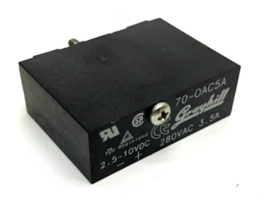 Grayhill 70-OAC5A Input Relay Module 2.5-10VDC 3.5A 280VAC - Picture 1 of 6
