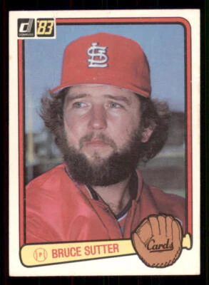 1983 Donruss #40 Bruce Sutter - Image 1 of 2