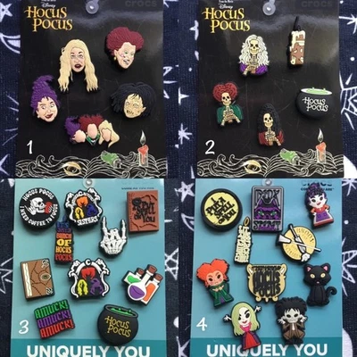 Crocs Handmade jibbitz 5-10pc Disney Halloween Hocus Pocus Winifred Shoe charms - Image 1 of 4