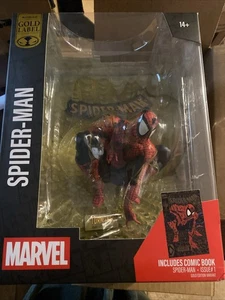 Mcfarlane spider-man  gold label Issue #1 Figure And Comic Only. - Picture 1 of 4