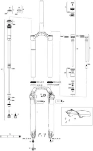 Rockshox susp.fork rs lyrik ult. rc2 27,5 + 29 red - Bild 1 von 1