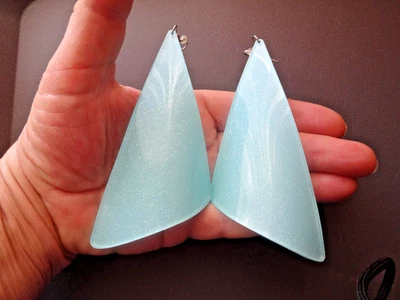 De Colección Enorme Araña Azul Cielo Brillo Celuloide Plástico Declaración Pendiente Traslado Foto 1 de 4