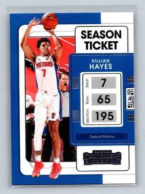 Killian Hayes 2021-22 Panini Contenders #78 Detroit Pistons - Image 1 of 2
