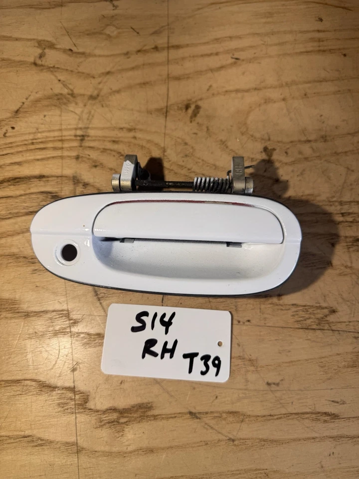 Manija de puerta exterior derecha lado pasajero Nissan 240sx S14 95-98 OEM RH Foto 1 de 4