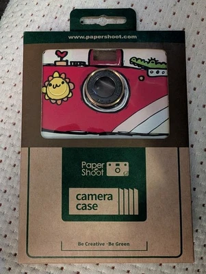 Paper Shoot Camera Case ONLY Hand Drawing Series (RED) Cardboard Eco-Friendly 🔥 - Image 1 of 2