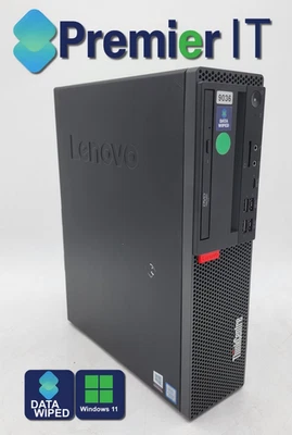 Lenovo ThinkCentre M720s Desktop PC - Intel Core i5-9400 - 8GB RAM + 240GB SSD - Image 1 of 4