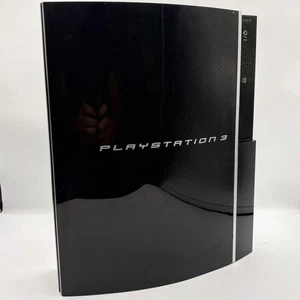 Sony PlayStation 3 Fat PS3 160GB Black Console Gaming System Only CECHP01 - Bild 1 von 9