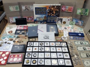 HUGE ESTATE SALE LIQUIDATION LOT, Silver Coins, Proof & Mint Sets, Silver Dollar - Picture 1 of 24