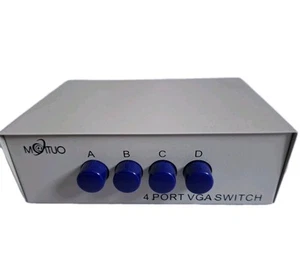 4 Port VGA Video Selector Switch 4 In 1 Out VGA Switcher 4x1 VGA Switch Box - Bild 1 von 2