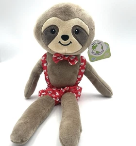 Spark Create Imagine Sloth Bebé Peluche Corazón Mameluco Sonajero Lovey Nuevo - Imagen 1 de 11