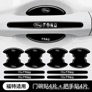 8 uds, lámina protectora pegatina manija puerta coche, resistente a arañazos, Ford nuevo - Imagen 1 de 1