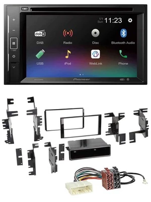 Pioneer Bluetooth MP3 USB 2DIN DAB DVD Autoradio für Nissan Versa ab 07 Xterra a - Bild 1 von 4