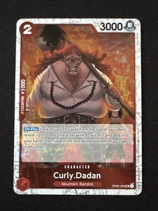 Curly.Dadan OP02-005 UC COLD FOIL The Best Vol.2 -Near Mint- One Piece CCG - Foto 1 di 2