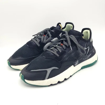 Adidas Originales Nite Jogger 3M Negro Verde Boost EE5914 Mujer’s Talla 10 Foto 1 de 4