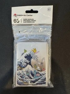 Pokémon Center Great Wave Pikachu and Friends Card Sleeves (65 Sleeves) - Picture 1 of 2