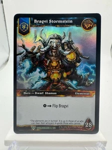 World of Warcraft TCG Worldbreaker Foil Hero Bragvi Stromstein - Imagen 1 de 2