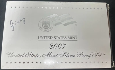 Juego de prueba de plata 2007 como nuevo embalaje original del gobierno certificado de autenticidad OGP Foto 1 de 4