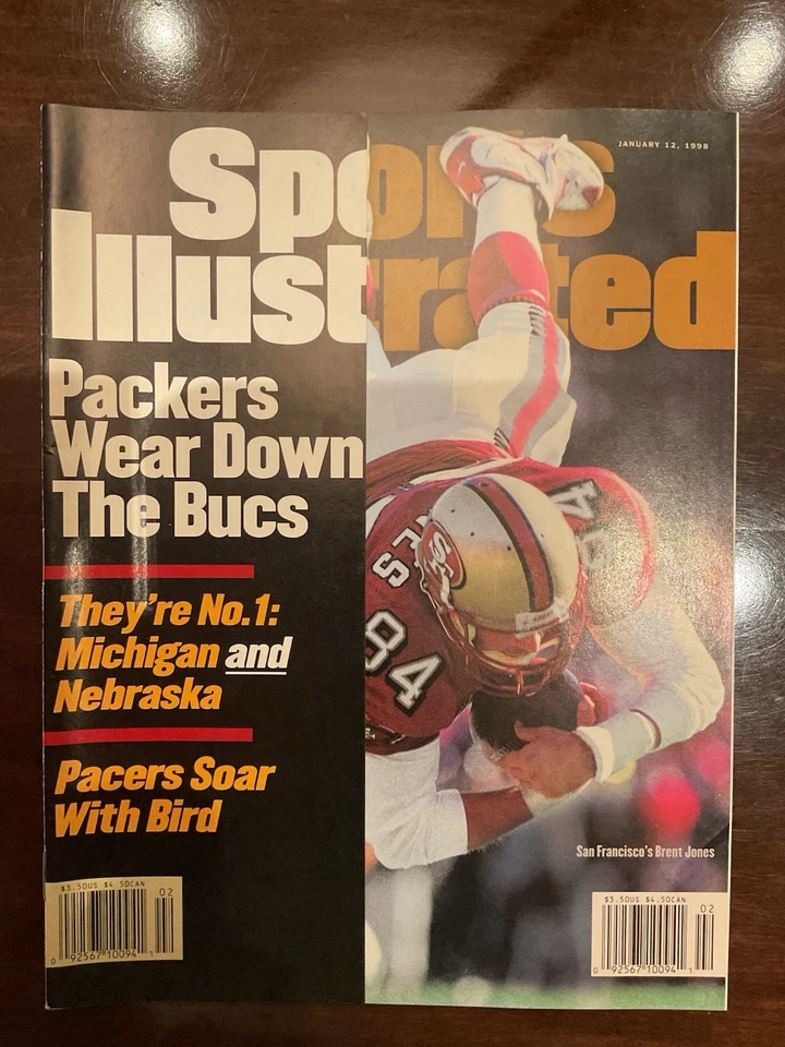 Packers/Bucs Sports Illustrated 12 de enero de 1998. Nebraska/Michigan Foto 1 de 1