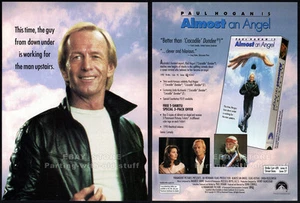 CASI UN ÁNGEL__Original 1991 impresión comercial ANUNCIO promoción__PAUL HOGAN__LINDA KOZLOWSKI - Imagen 1 de 3