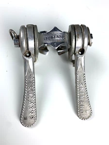 Vintage Shimano 333 Downtube Friction Bicycle Shifters 10-12 Speed - Nice - Picture 1 of 7