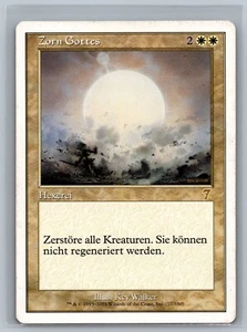 Magic The Gathering GERMAN 7th Edition Wrath of God #57/350 MTG TCG CCG Seventh - Picture 1 of 2