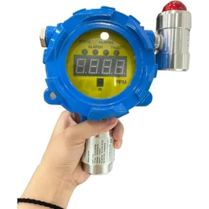 Wall-mounted H2S Gas Detector Hydrogen Sulfide Gas Leak Alarm Range 0-1000ppm - Picture 1 of 11