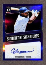 2018 Donruss Optic Significant Signatures #SIG-AD Andre Dawson /20