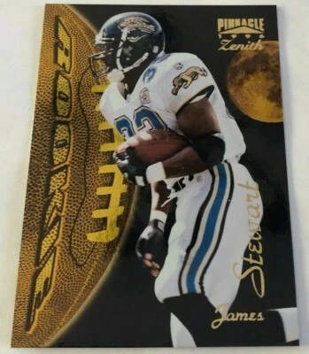 1996 Pinnacle Zenith Rookie James Stewart #108 Jaguars - Image 1 of 2