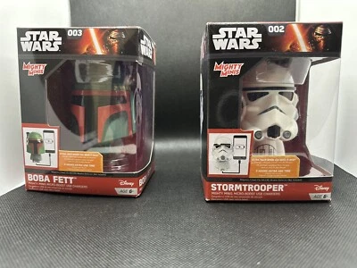 Cargador Micro USB Star Wars Stormtrooper/BoBa Getting Mighty Minis Disney Nuevo en Caja Foto 1 de 3