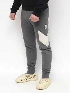 MONCLER Gamme Bleu Thom Browne Men's Grey Sweatpants Jogger Size L Made in Italy - Picture 1 of 15