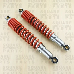 Rear Shock Absorbers Honda CBF125 2009-2016 / Shocks 340mm Red CBF 125 CBF125M - Picture 1 of 2