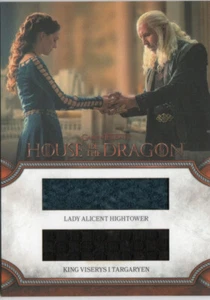 Game of Thrones House of the Dragon Season One Dual Relic DRC1 Alicent & Viserys - Picture 1 of 2