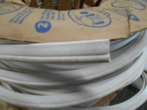 *1/8" WHITE/GREY EDGE TRIM LOK CAMPER TRAILER RV SEAL LOCK 3/16" FREE SHIP - Picture 1 of 4