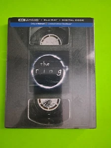 NEW - The Ring - 4K UHD + Blu-Ray + Digital Code - Steelbook - Horror - Picture 1 of 1