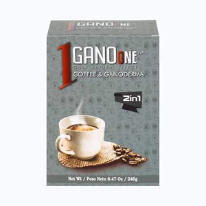 4 Boxes Gano One 2 in 1 Coffee Ganoderma Fast Shipping Long Exp. Date - Picture 1 of 6