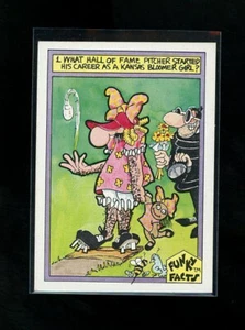 1976 Funky Facts Baseball Card # 13 The Mound Was Green  - Picture 1 of 2