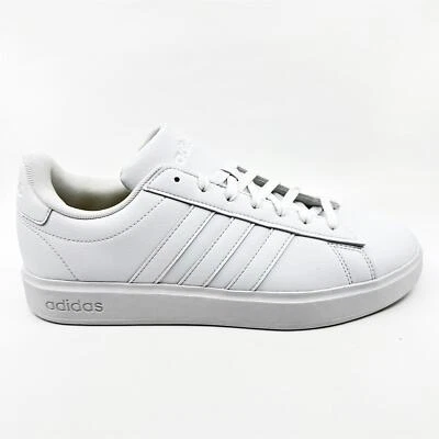 Adidas Grand Court 2.0 Cloud Bianco Tinta Ecrù Sneakers Sportive Uomo - Immagine 1 di 4
