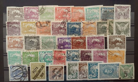 CLASSIC LOT CZECHOSLOVAKIA TSCHECHOSLOWAKIA VF USED VF MLH Cover