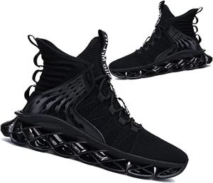 Men'S Running Shoes Non Slip Athletic Tennis Walking Blade Type Sneakers Hip Hop - Picture 1 of 12