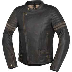 Herren Motorrad Jacke 54 - IXS Andy Biker Chopper Lederjacke im Used-Look braun - Bild 1 von 4